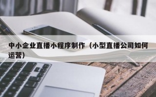 嘉鱼中小企业直播小程序制作（小型直播公司如何运营）